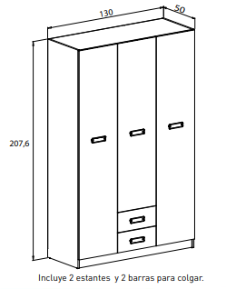ARMARIO JUVENIL Nº2