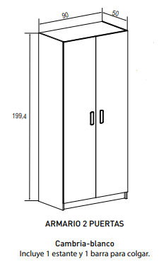 ARMARIO JUVENIL Nº4